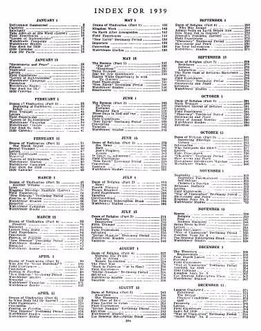 Watch Tower 1939 year
