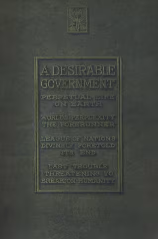 A Desirable Government