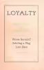Loyalty